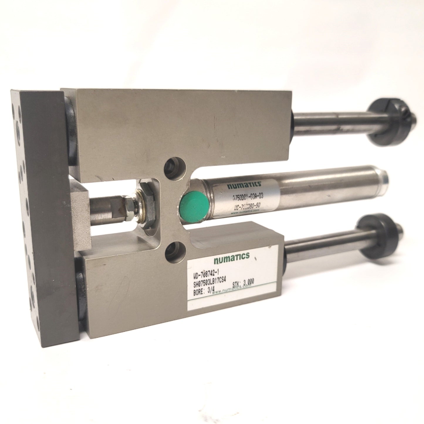 New – Open box Numatics SH07503LB17CS4 Guided Thrust Cylinder 3/4" Bore, 3" Stroke, 1/8"NPT