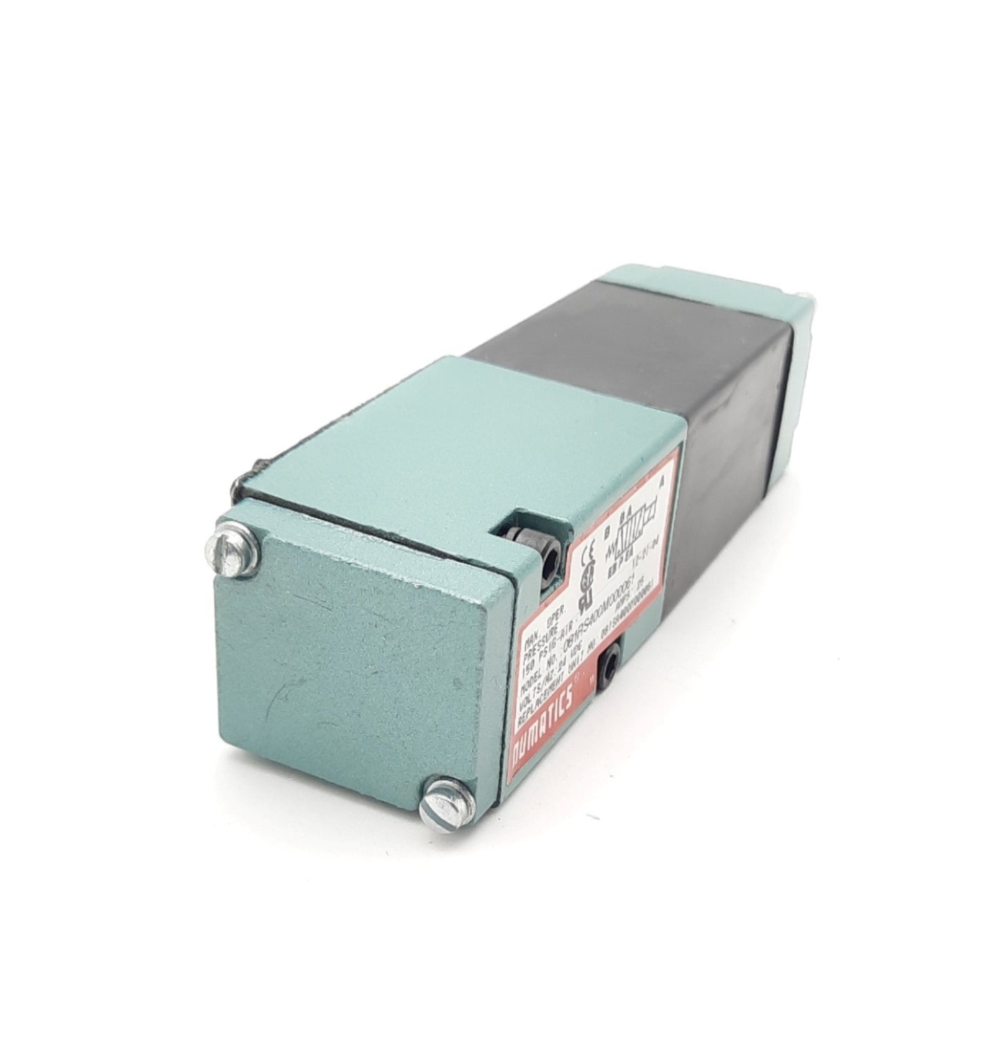 Used Numatics 081RS400M000061 Solenoid Air Valve 4 Way 2 Position 150PSI 24VDC 6W