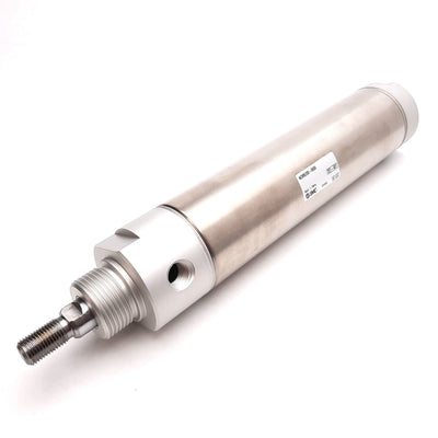 New SMC NCMB200-0600 Pneumatic Cylinder, Bore: 2", Stroke: 6", 250psi, 1/4" NPT