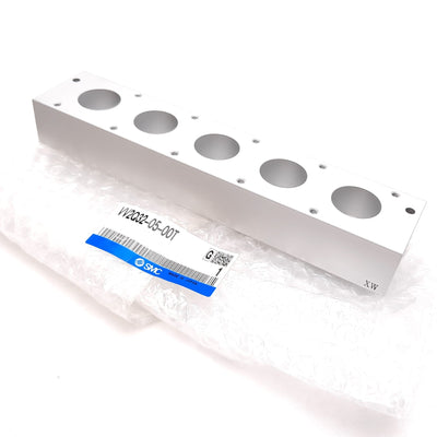 New SMC VV2Q32-05-00T Solenoid Valve Manifold, 5-Station, Ports: 3/8" NPT