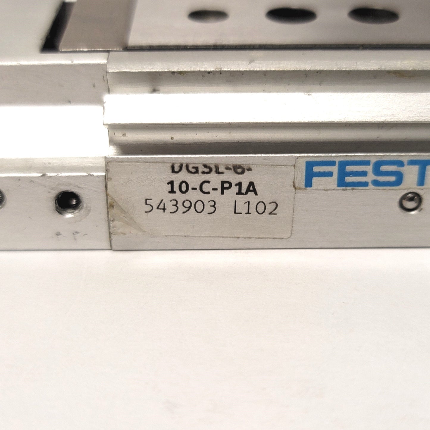 Used Festo DGSL-6-10-C-P1A Miniature Pneumatic Linear Actuator 8mm Bore, 10mm Stroke