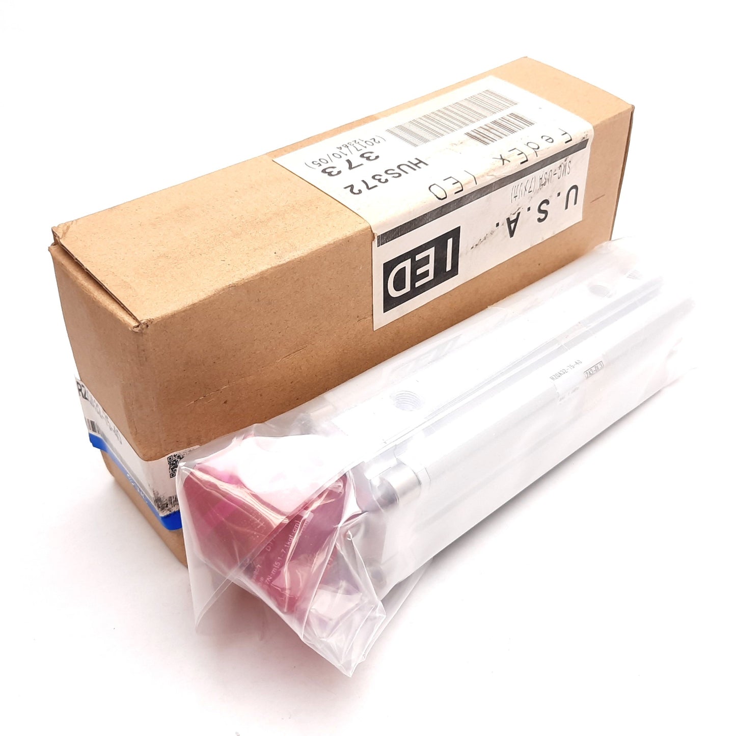 New SMC RZQA32-75-40 3-Position Cylinder, Bore: 32mm, Stroke: 75mm, First Stage 40mm