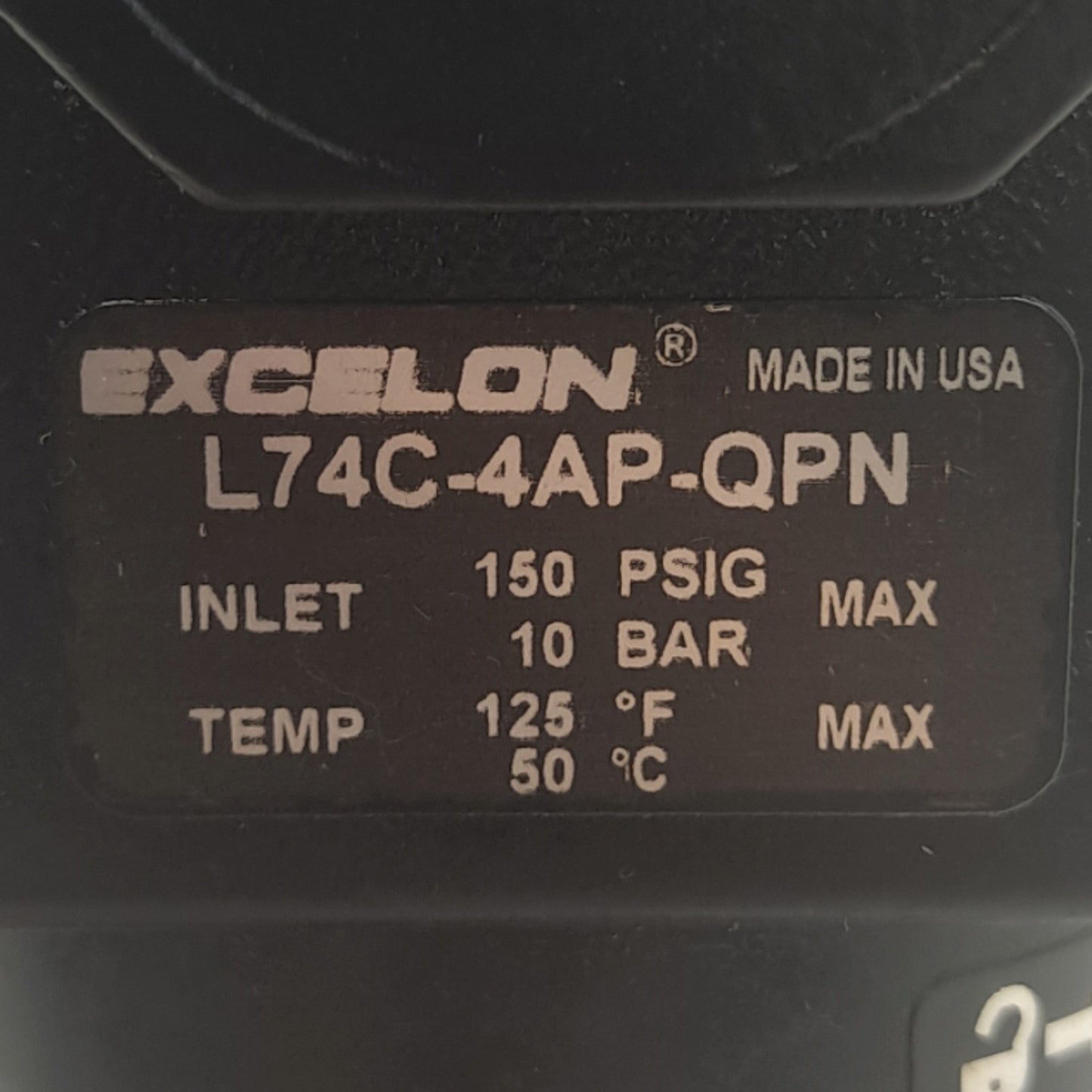 Used Norgren L74C-4AP-QPN Oil-Fog Lubricator, 150psig/10bar Max, 1/2" PTF Port