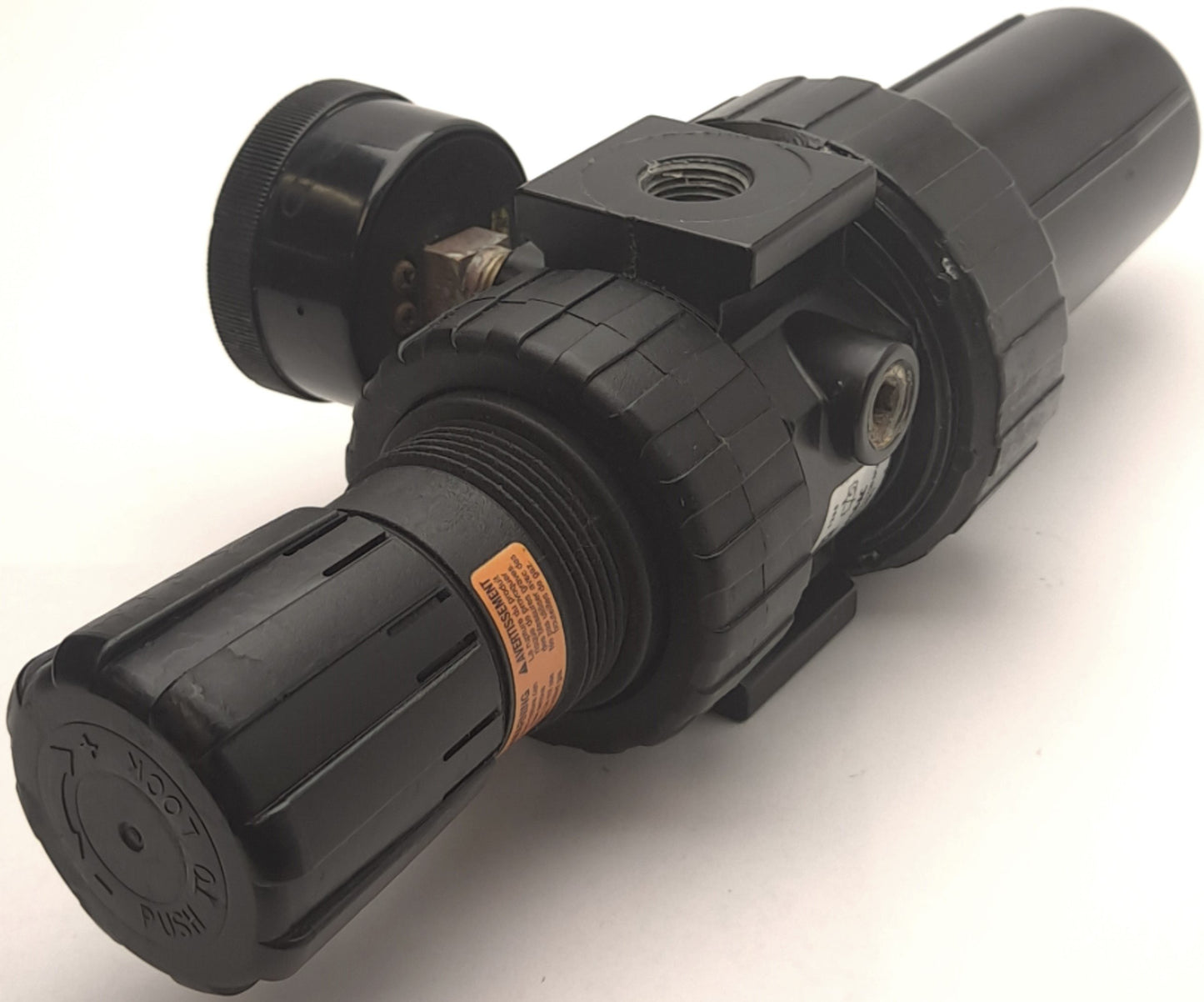 Used Parker 07E42A16AC Filter/Regulator with Gauge 250PSI/1700kPa Max 3/4" NPT Thread