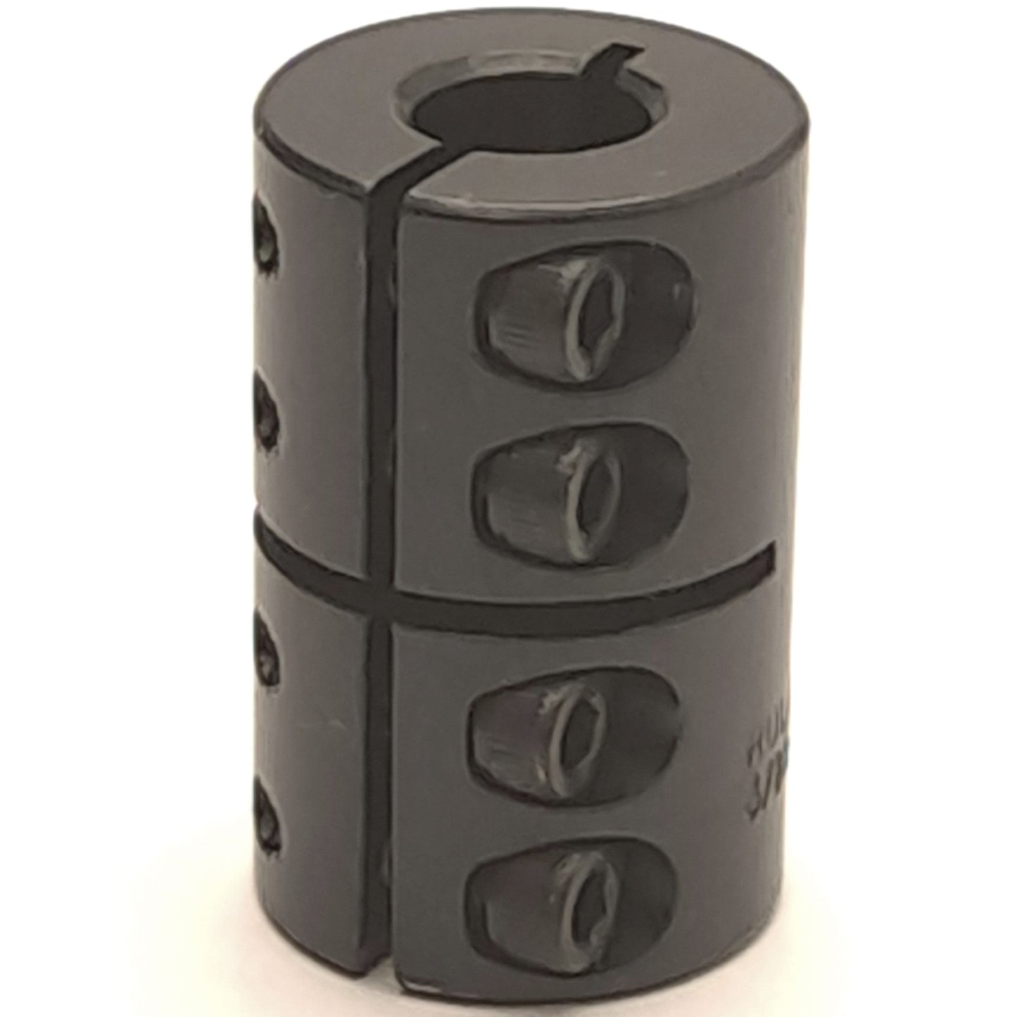 Used Ruland CLX-6-6-F One-Piece Clamp Coupling, .375" Bore, 7/8" OD, 1-3/8" Length