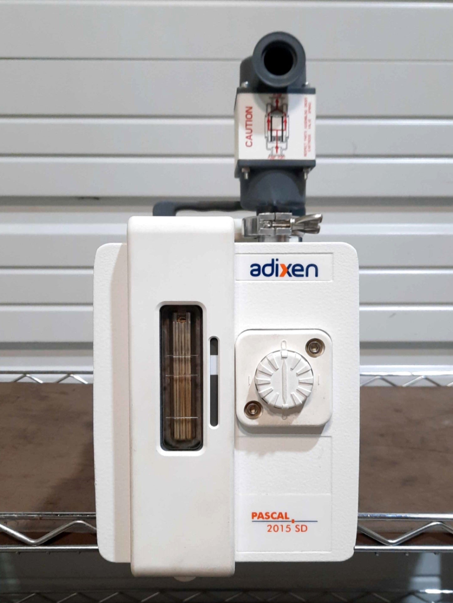 Used Alcatel 215SDMLAM Rotary Vane Vacuum Pump 18m³/h NW25 120VAC *PFPE Oil*