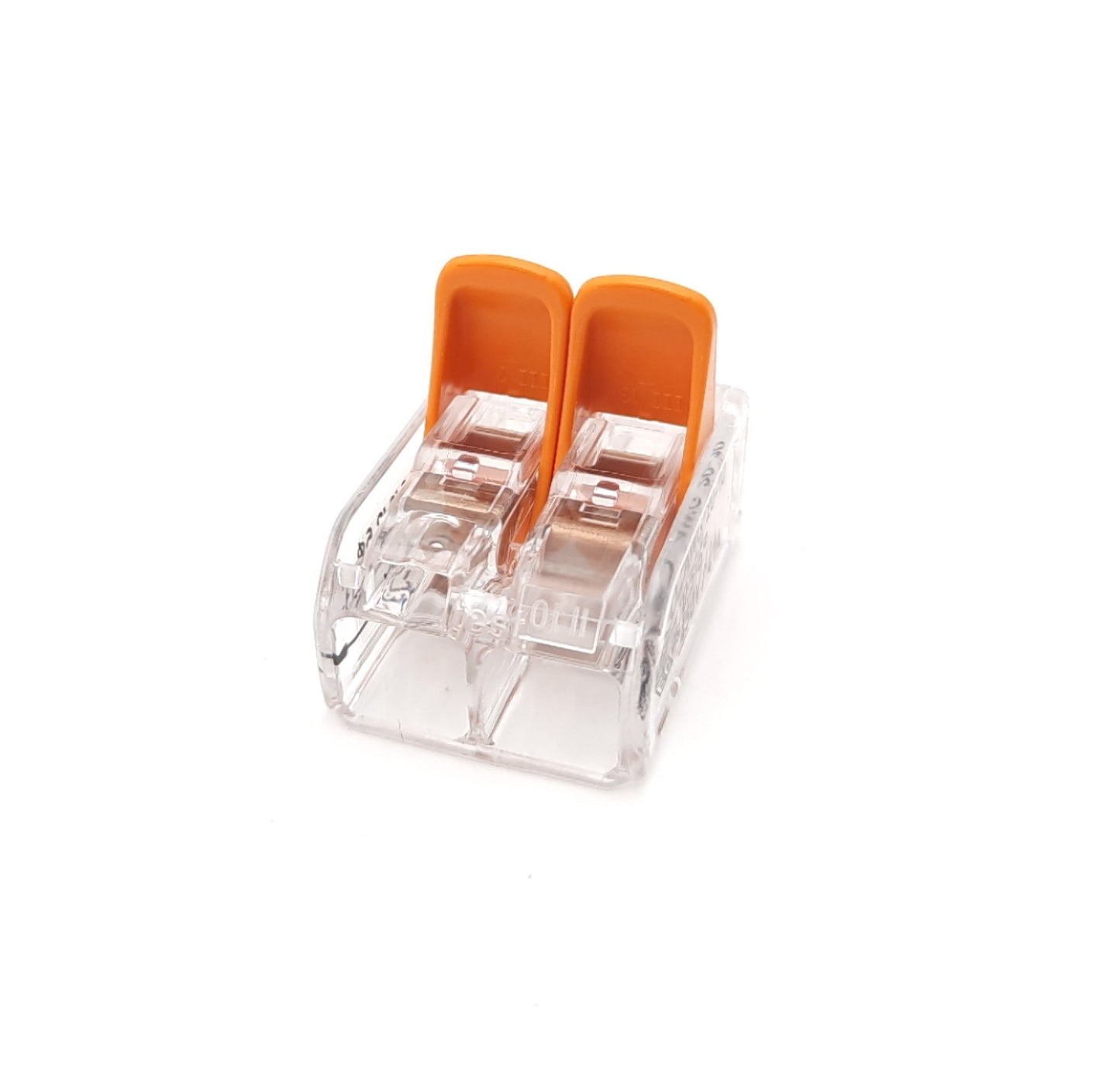 New Lot of 30 Wago 221-612 Lever Nuts Pluggable Terminal Block 2Position 20AWG 41A