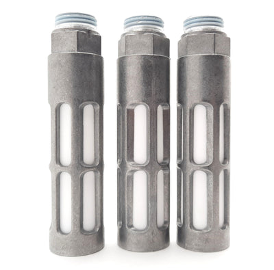 New Lot of 3 Festo U-1/2-B Pneumatic Muffler, Silencer 145Psi 1/2 NPT 7500 l/min