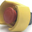 Used Telemecanique ZBE-102 (x2) ZBE-101 (x1) E-Stop Switch w/ PA6 Switch Guard, 600V