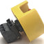 Used Telemecanique ZBE-102 (x2) ZBE-101 (x1) E-Stop Switch w/ PA6 Switch Guard, 600V