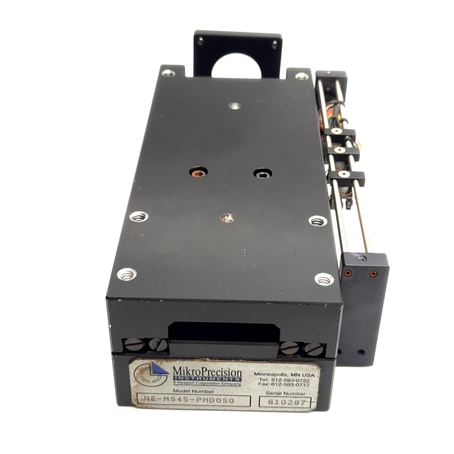 Used Newport NE-MS45-PMD050 MikroPrecision Crossed Roller Table 2.5" Stroke .05" Lead