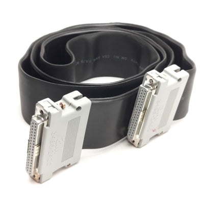 Used 3M 3485-2400 Male to Male D-Sub Extension Cable DB37-M, 1.5m Length, S1803 Rev:F