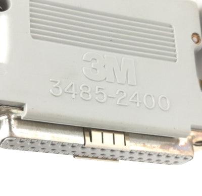 Used 3M 3485-2400 Male to Male D-Sub Extension Cable DB37-M, 1.5m Length, S1803 Rev:F