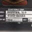 Used Quantronix Shutter. 319, 0103-00483 Laser Shutter Module, For IM-0103-0146 Unit
