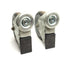 Used Lot of 2 Colson 2-5-45/2-5-95 Swivel Caster w/ Total Lock 5" x 1.25" Wheel