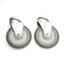 Used Lot of 2 Colson 2-5-45/2-5-95 Swivel Caster 5" x 1.25" Wheel, Hollow Top Plate