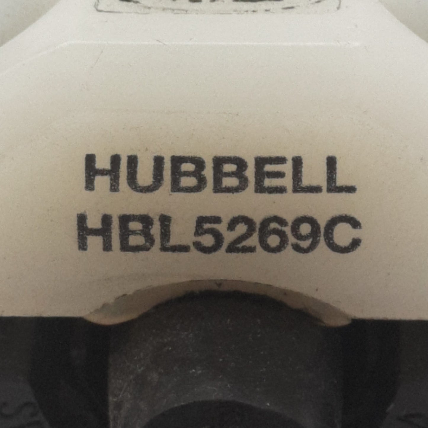 Used Hubbell HBL5269C & HBL5266C Connector Plug Set, 125V, 15A, 2P, 3W, NEMA 5-15