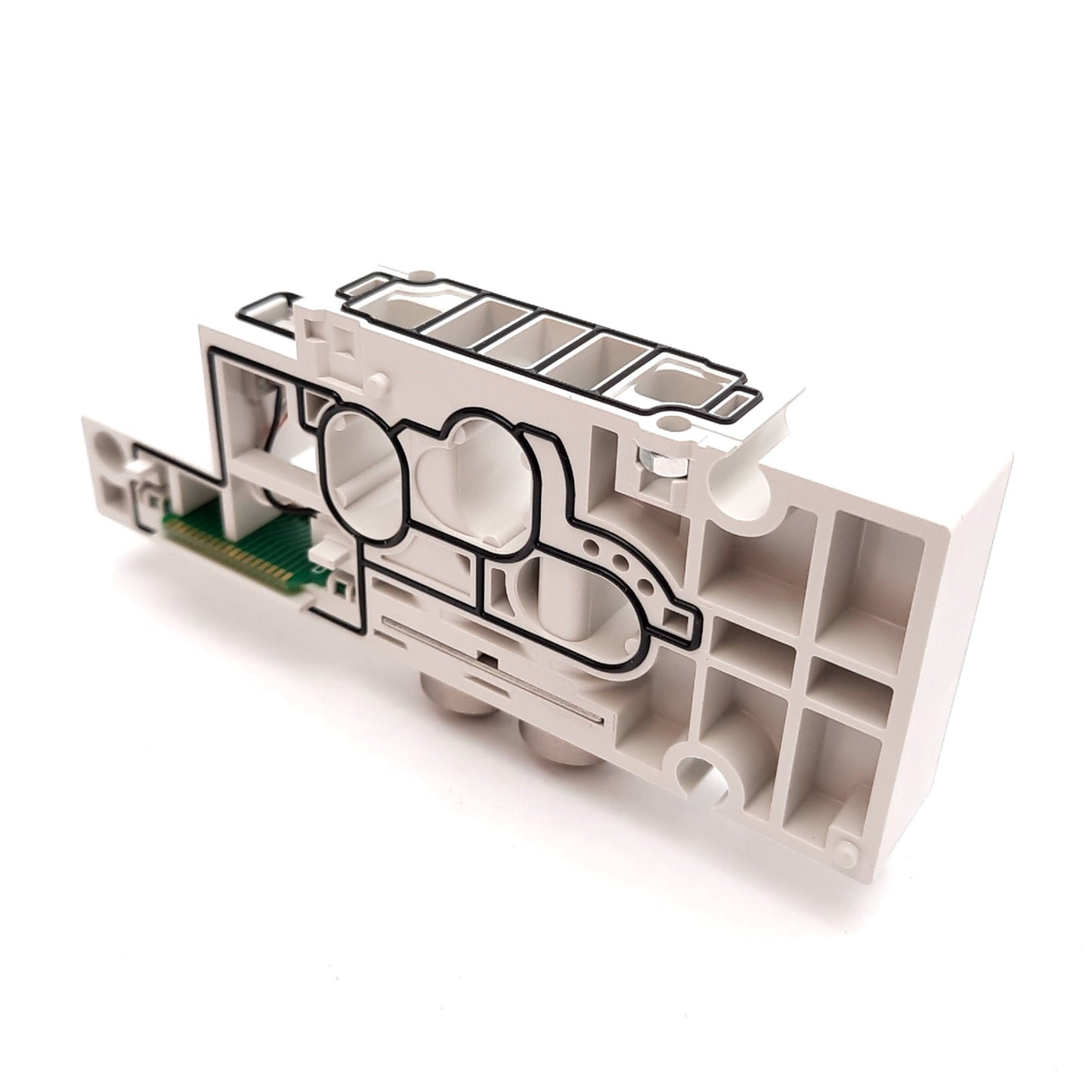 New SMC SY50M-2-2DA-C4 Manifold Block Assembly, Bottom Ported, 4mm Tube