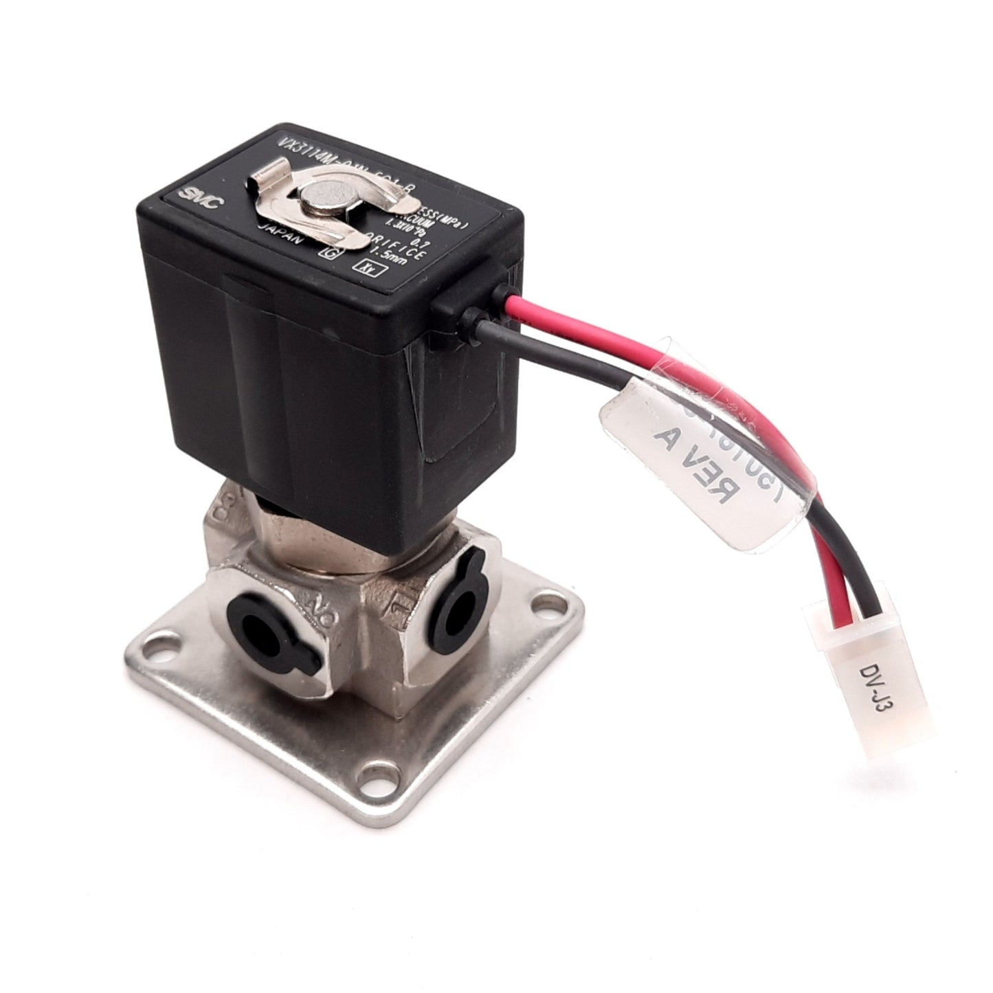 New SMC VX3114M-01N-5G1-B Vacuum Solenoid Valve, 2-Position 3-Port, 24VDC, 1/8" NPT