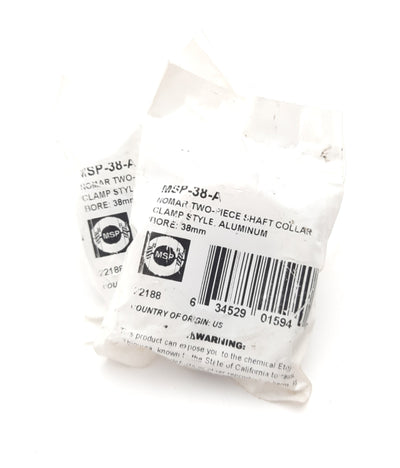 New Lot of 2 Ruland MSP-38-A Two Piece Shaft Collar Clamp 38mm Bore 60mm O.D