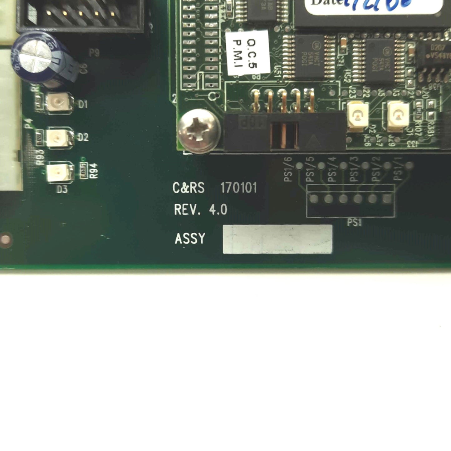 Used  O'HARA SC04-01221 & 170101 Labcoat JET C&RS Machine Main & I/O Control Board