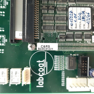 Used  O'HARA SC04-01221 & 170101 Labcoat JET C&RS Machine Main & I/O Control Board