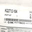 New Lot of 5 SMC KQ2T12-10A Different Diameter Fitting Union Tee, 12mm/10mm P2C
