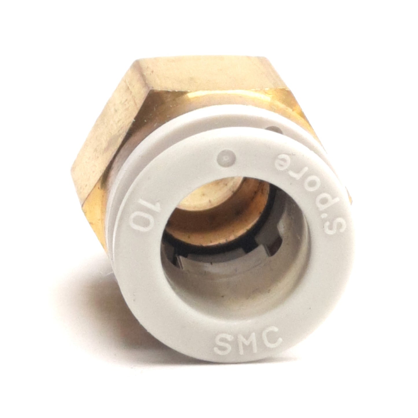 New – Open box Lot of 8 SMC KQ2H10-U02 Straight Union Fittings, Uni1/4 to 10mm P2C, 1MPa Max