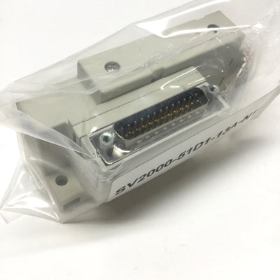 New SMC SV2000-51D1-13A-N11 Supply/Exhaust Endplate Block 25-pin DSub SS5V2 Manifold