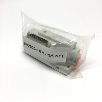 New SMC SV2000-51D1-13A-N11 Supply/Exhaust Endplate Block 25-pin DSub SS5V2 Manifold
