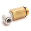 New Lot of 5 SMC KQ2W10-U04A Male Elbow Fitting, 10m P2C to Uni1/2, 1MPa Max