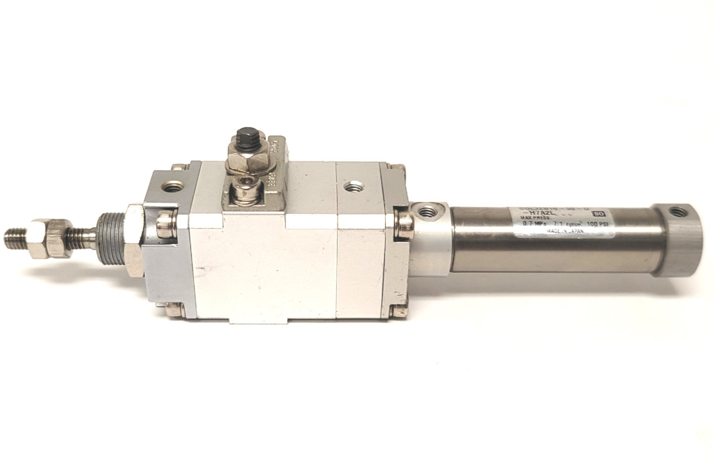Used SMC CDLJ2B16-30-D Double Acting Cylinder With Fine Lock 16mm Bore, 30mm Stroke