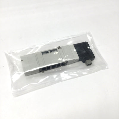 New SMC SV2300-5FU Solenoid Valve, 5-Port 3-Position Closed Center 24VDC, 0.2-0.7MPa
