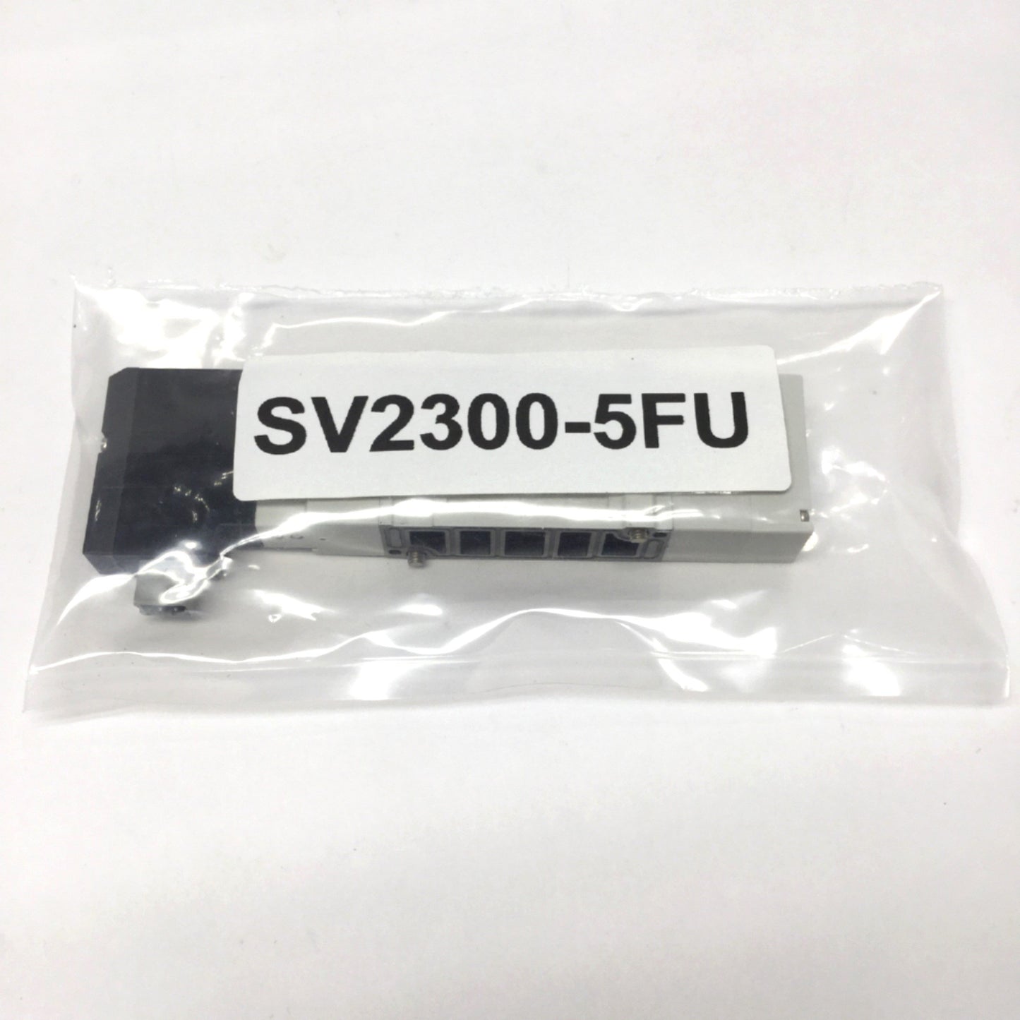 New SMC SV2300-5FU Solenoid Valve, 5-Port 3-Position Closed Center 24VDC, 0.2-0.7MPa