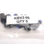 New Lot of 5 SMC KBV2-06 Piping Elbow Module, Tube Size: 6mm, Pressure: 1.0MPa