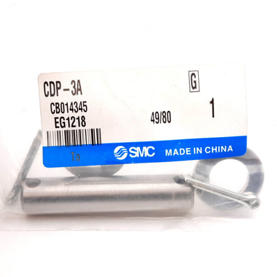 New SMC CDP-3A Clevis Pin, For CPA1/CPA2 Tie-Rod Cylinders, 12mm Diameter x 55.5mm
