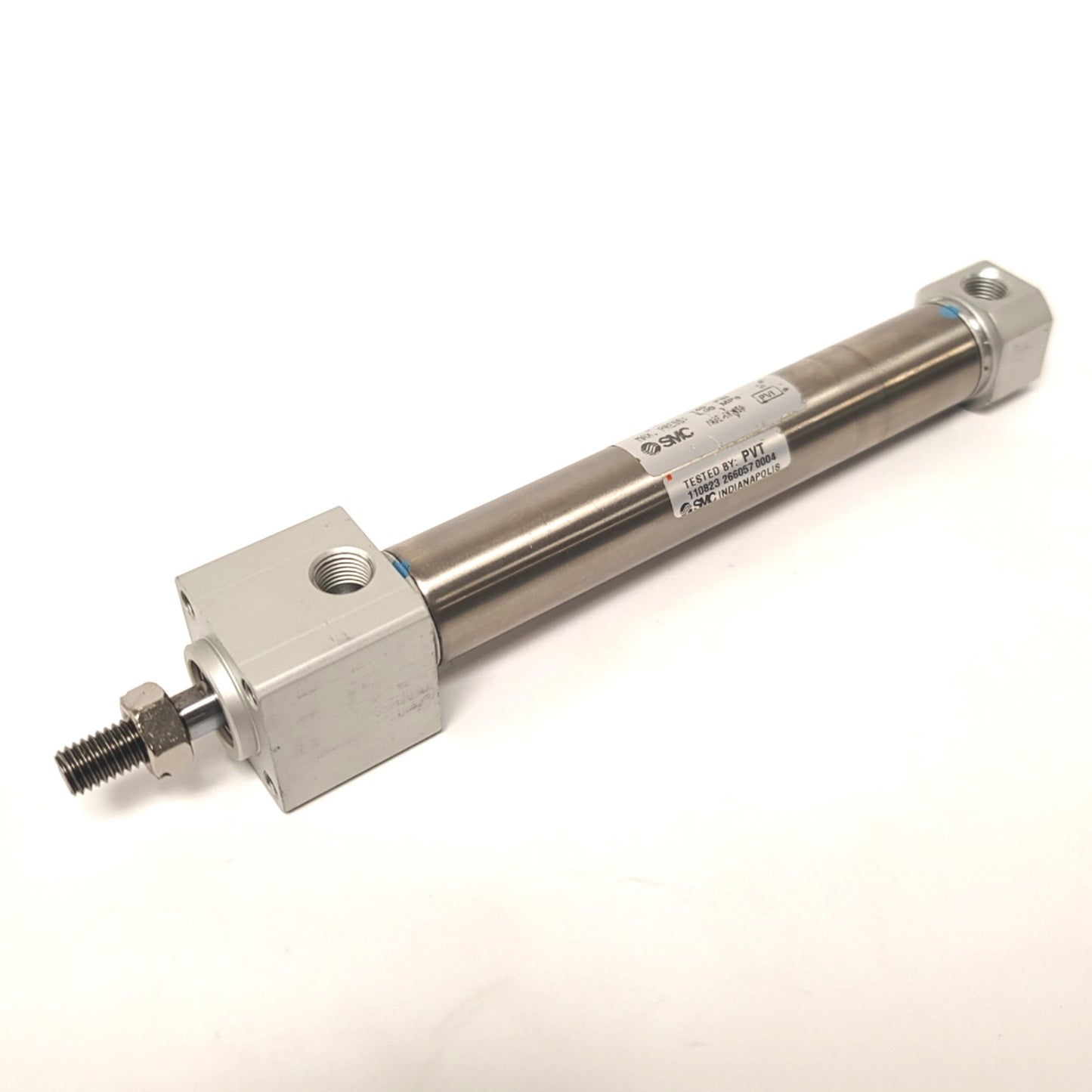 Used SMC CDM2RB20-100 Round Body Double Acting Cylinder 20mm Bore 100mm Stroke 1/8Rc