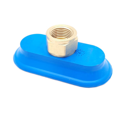 New Schmalz SAOF 40x80 Vacuum Suction Cup 3/8" NPT, 11.70 cm³ Volume, 140N 80 x 40mm