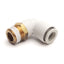 New Lot of 5 SMC KQ2L10-03S Male Elbow Fitting, 10mm P2C to R3/8, 1MPa Max