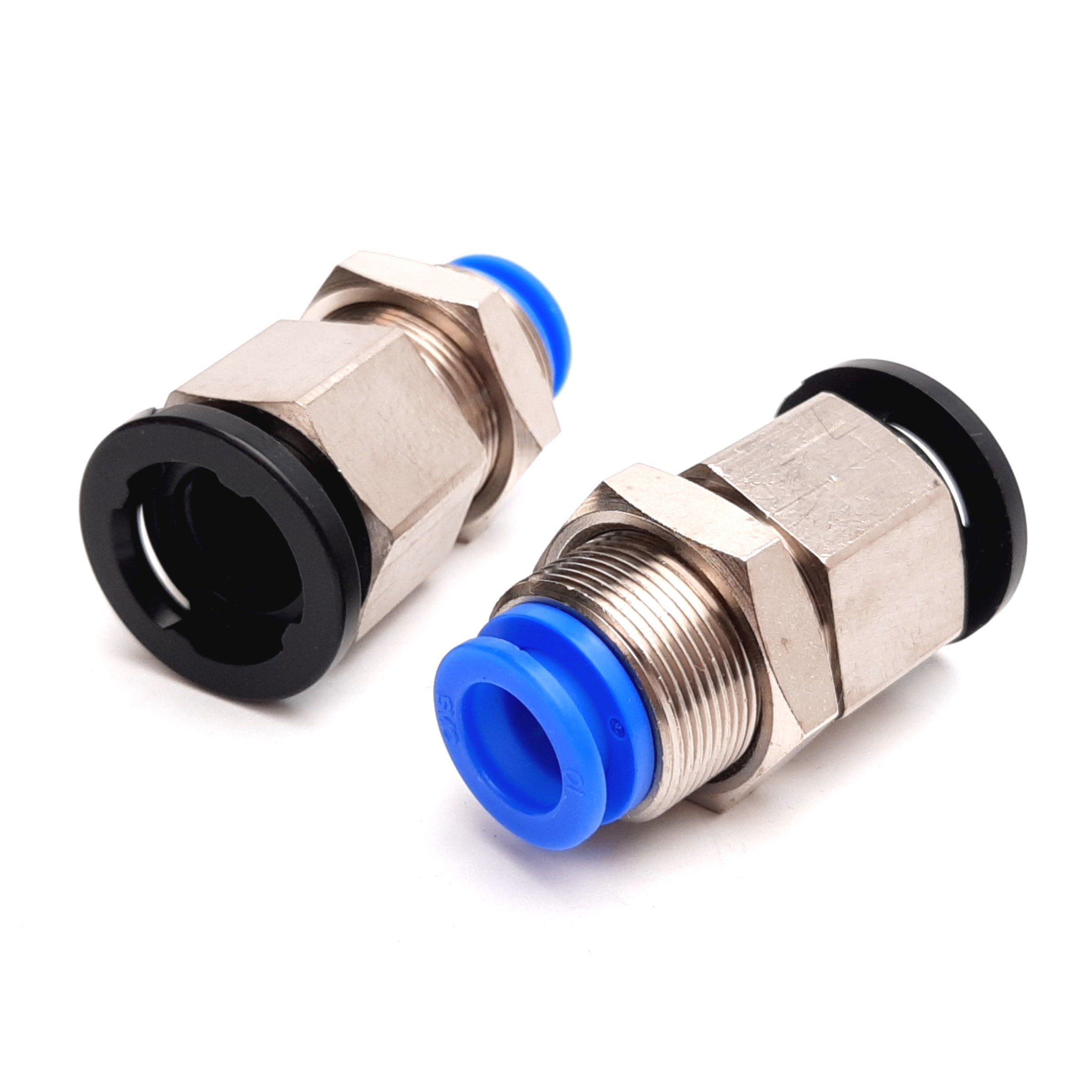 Lot of 2 SMC KBE3-10 Bulkhead Female Piping Module, Air Supply Port, 1 ...