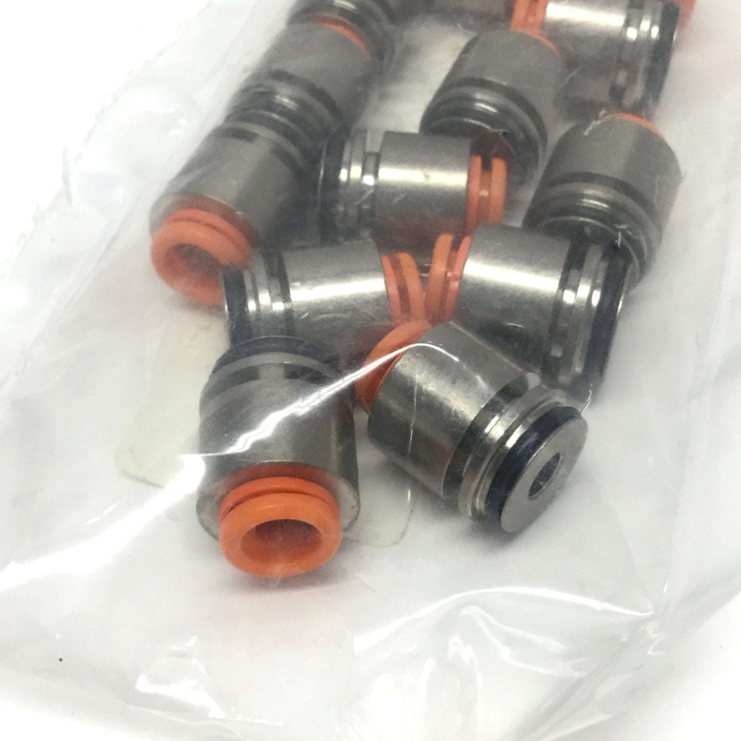New Lot of 16 SMC VVQ1000-51A-N7 One-Touch Air Fittings Ø1/4" for VV5Q Manifold