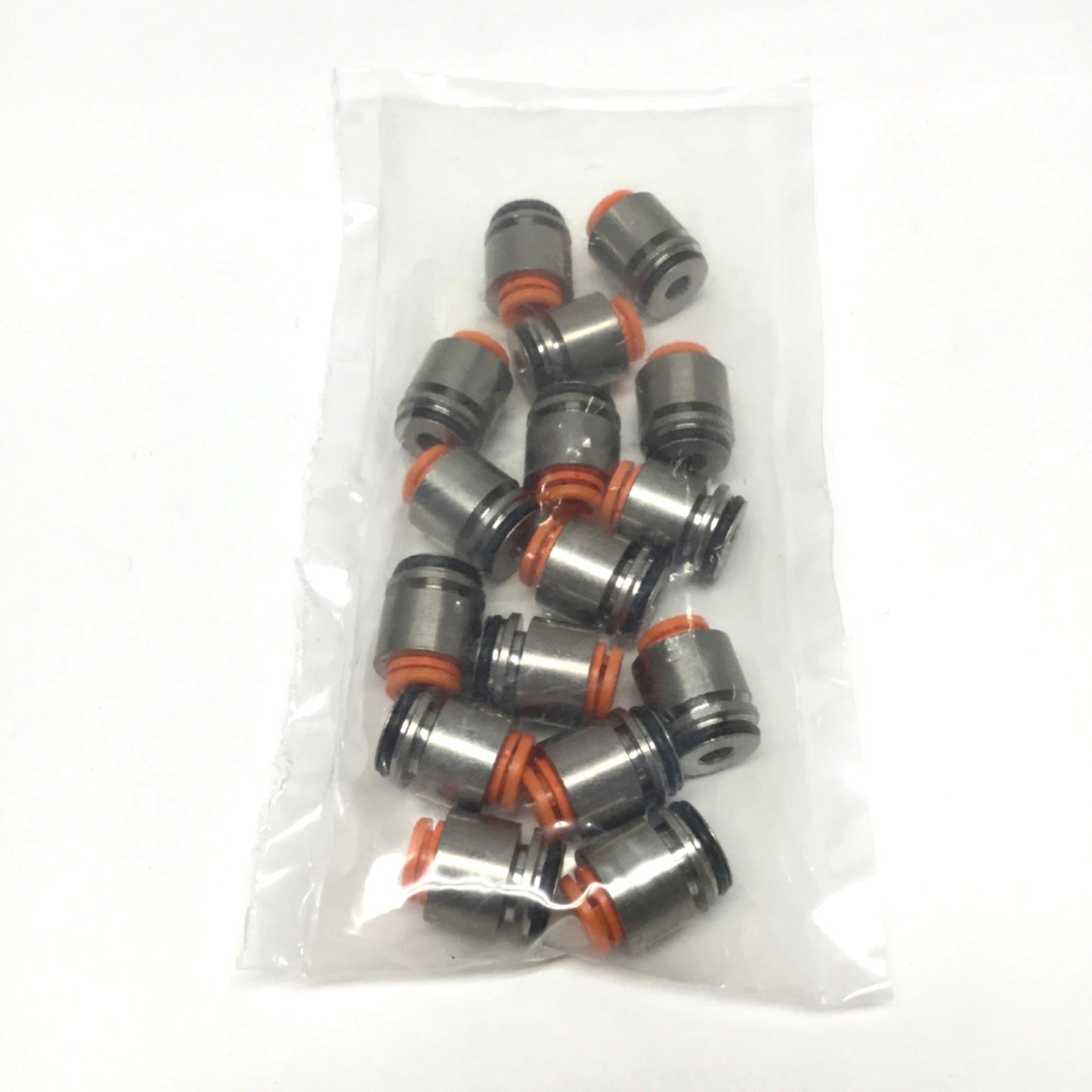 New Lot of 16 SMC VVQ1000-51A-N7 One-Touch Air Fittings Ø1/4" for VV5Q Manifold