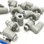 New Lot of 9 SMC AS3301FG-N02-11S Elbow Speed Control Fittings 1/4" NPT x Ø3/8" Tube