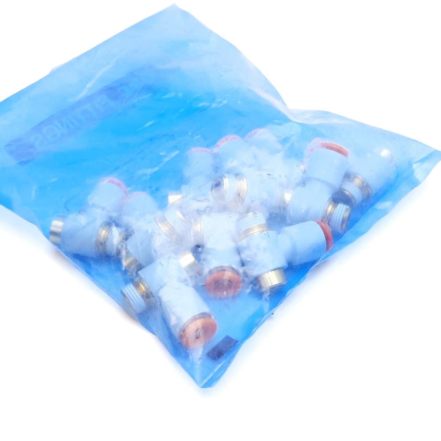 New Lot of 10 SMC KQ2VS07-34S One-Touch Elbow Fitting, 1/4" NPT Male to 1/4" Tubing