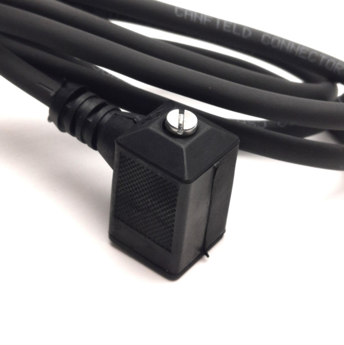 New – Open box Canfield 5J464-000-EU0 Solenoid DIN Connector, 250V 6A, 9.4mm Sub-Micro, 6Ft