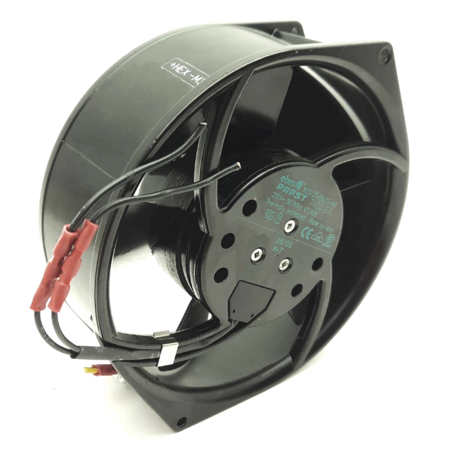 Used ebm-PAPST W2S130-BM03-98 AC Axial Fan, 172 x 55mm, 224CFM, 3250RPM, 1PH 230VAC
