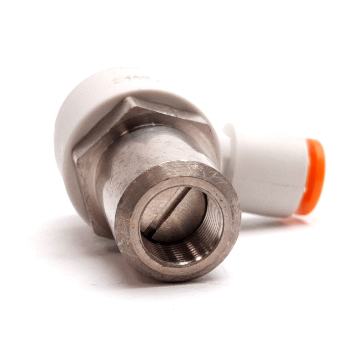 New Lot of 2 SMC AS3201F-N03-07SD Flow Control Elbow Fitting, 3/8" NPT to 1/4" Tube