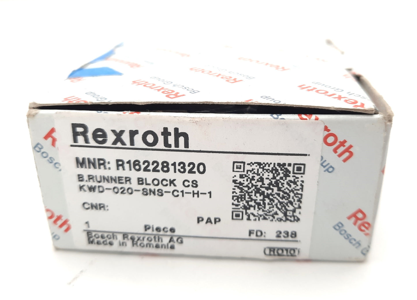 New Bosch Rexroth R162281320 Ball Slimline Runner Block 20mm, 23400N, 29800N