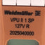 New Weidmuller 2025040000 Surge Protector, 127VAC, 40kA, 15-25AWG, DIN Rail Mount