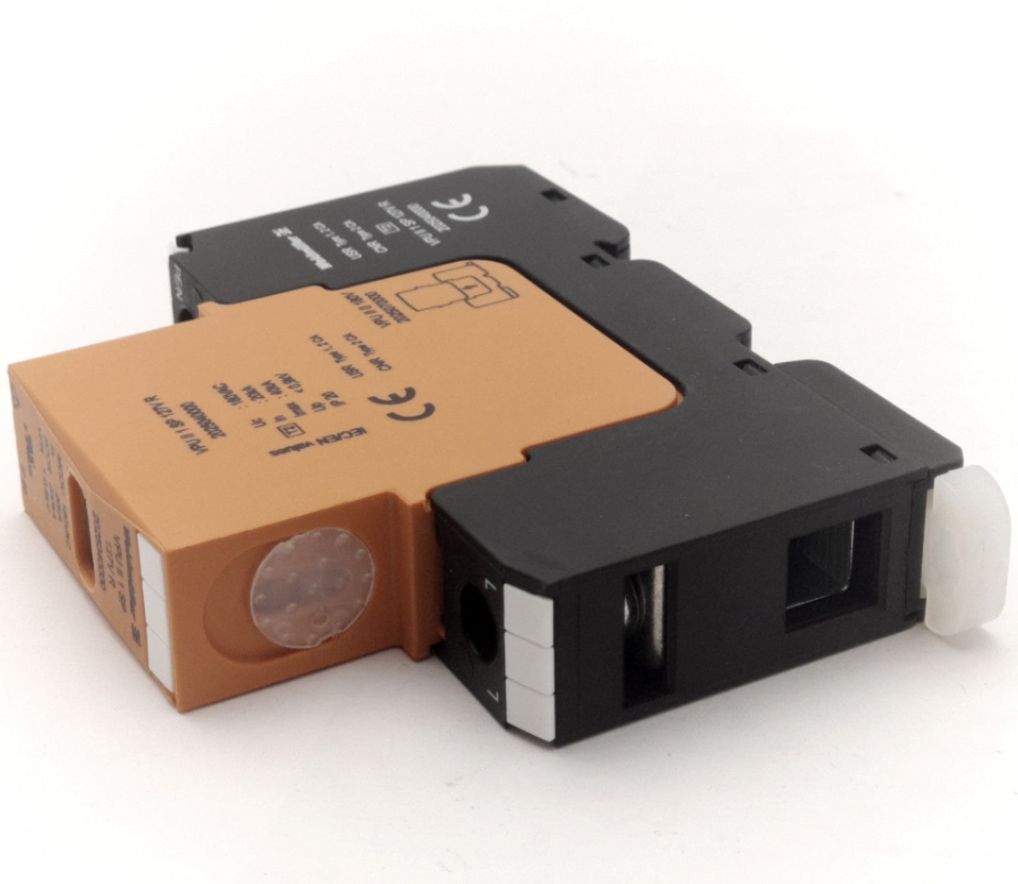 New Weidmuller 2025040000 Surge Protector, 127VAC, 40kA, 15-25AWG, DIN Rail Mount